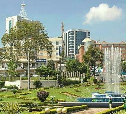Downtown Kigali.