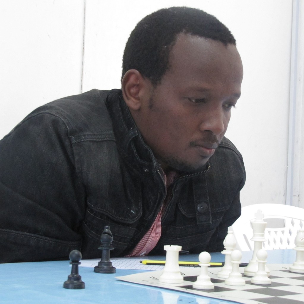Joint Winner Githinji Hinga did not disappoint his fans with a fine performance of 5.5/6.
