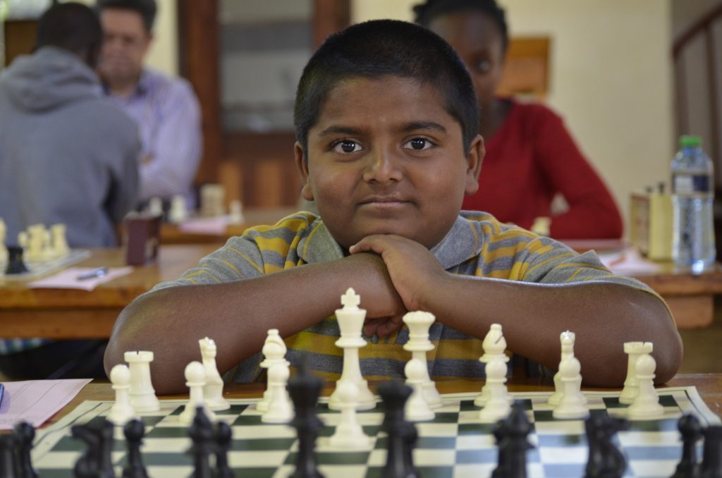 The ever happy Sanjay Ramesh ended up with 3/6 which is a great result for such a young player.