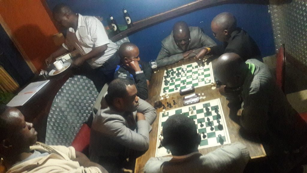 GM Carlsson visits local Chess Club at Motor Sports Club South C in one of the nights