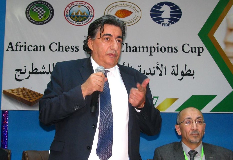 FIDE Deputy President Mr Georgios Makropoulos makes a point. Photo credits Njagi Kabugu.