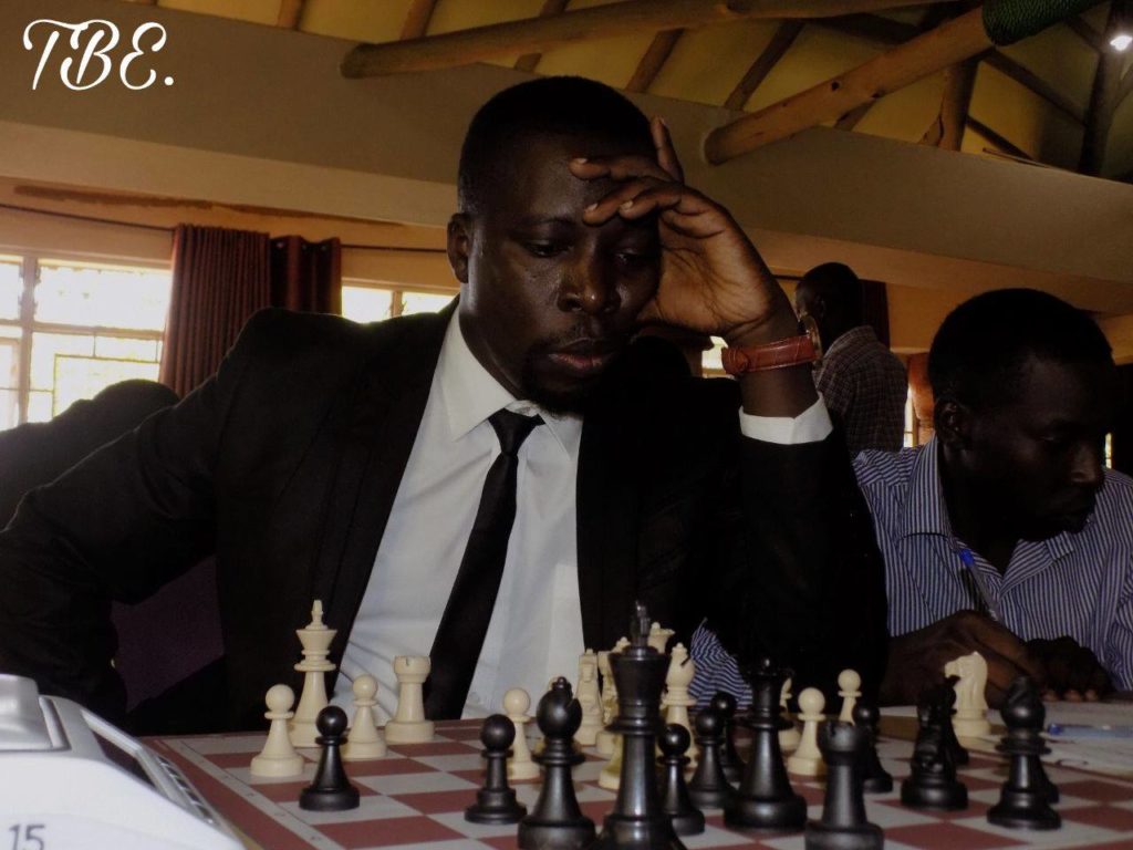 Uganda Chess Federation President Emmauel Mwaka 