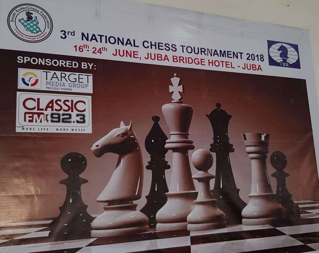 Poster for 3rd South Sudan National Chess Championship.