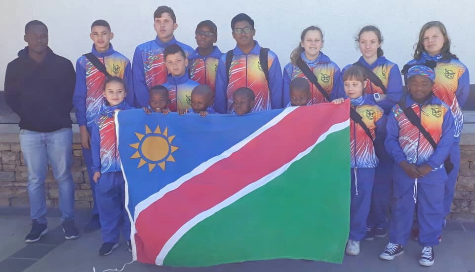 Team Namibia gets ready for the 2018 African Youth Chess Championship.