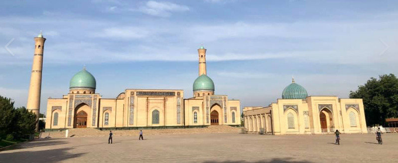 Khazrat Imam Complex Mosque in Tashkent. Photo credit Zhandos Abishev.