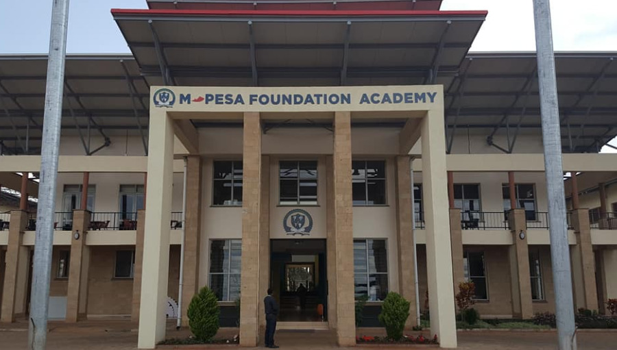 The famous M-Pesa Foundation Academy.