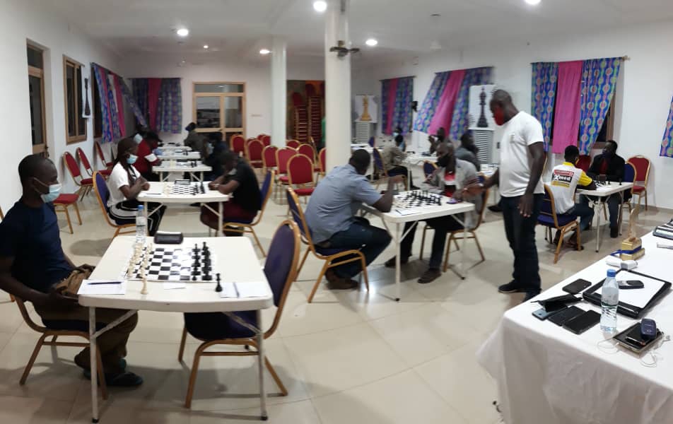 The playing hall. Photo credit Togo Chess Federation.