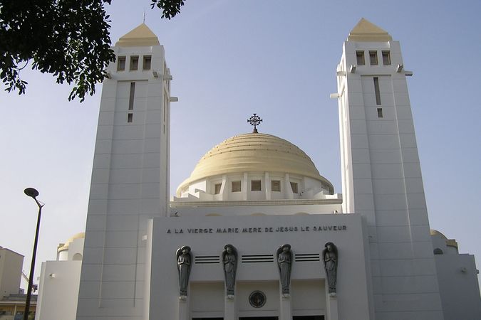 The Dakar Cathedral.