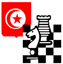 Logo of the Tunisia Chess Federation.