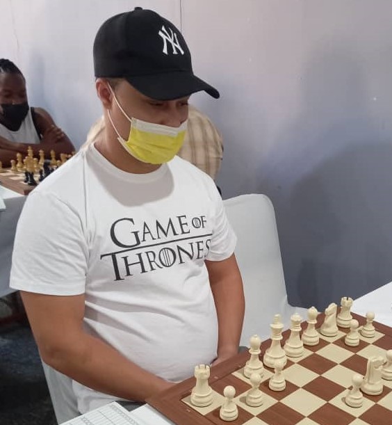 FM Calvin Klaasen of South African and proud winner of the 2022 Zone 4.5 Championship.