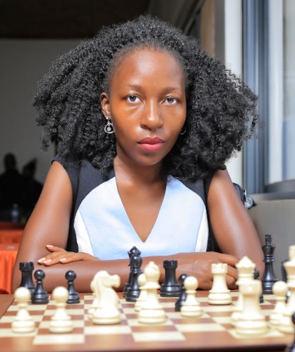 Esther Penny Nannozi who obtained 3.5 points and ended up 12th in the ranking.