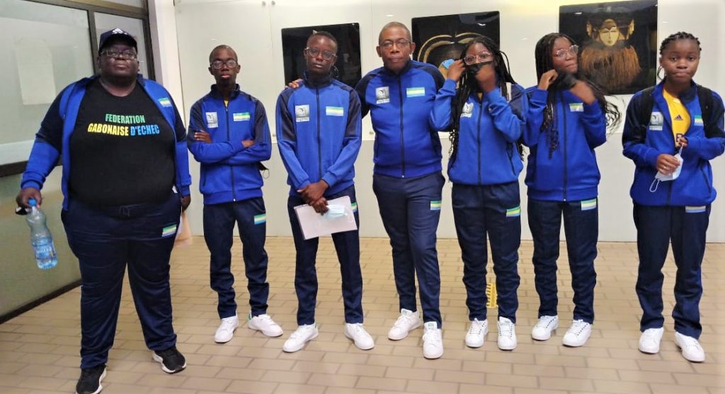Team Gabon. 2022 Chess Olympiad