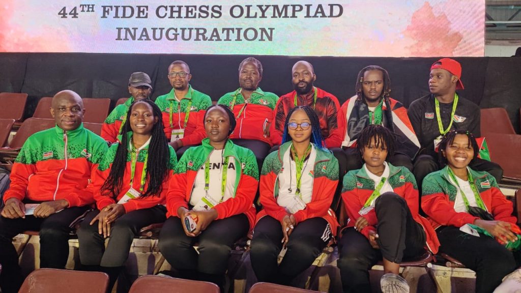 Team Kenya. Photo credit Chess Kenya Federation.