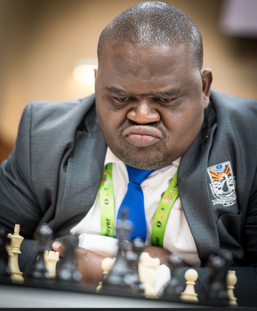 Nase Lungu of Zambia. Photo credit FIDE.