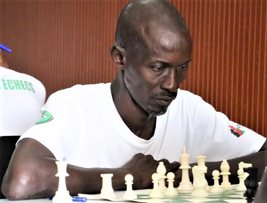 Bernard Lesbros the 2022 Senegal National Chess Champion.