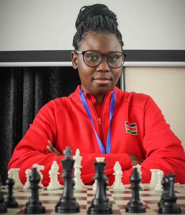 Mercy Ingado. Kenya National Chess Champions