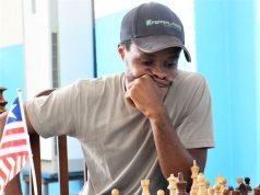 Bobby Ballah the 2022 Liberian Chess Champion.