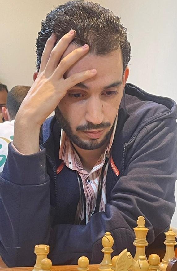 The 2023 Arab Chess Champion IM Ahmad Al Khatib of Jordan.