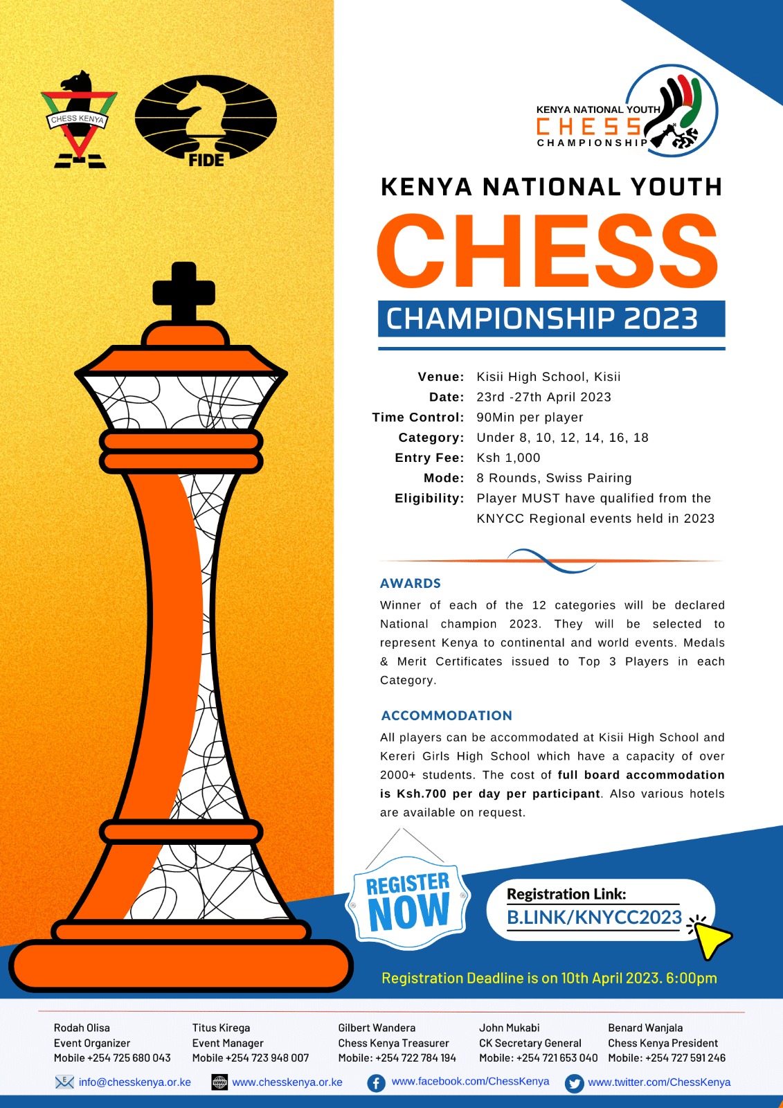 Mobile Money Guyana sponsors national Under-14 Rapid Chess Championships  2023