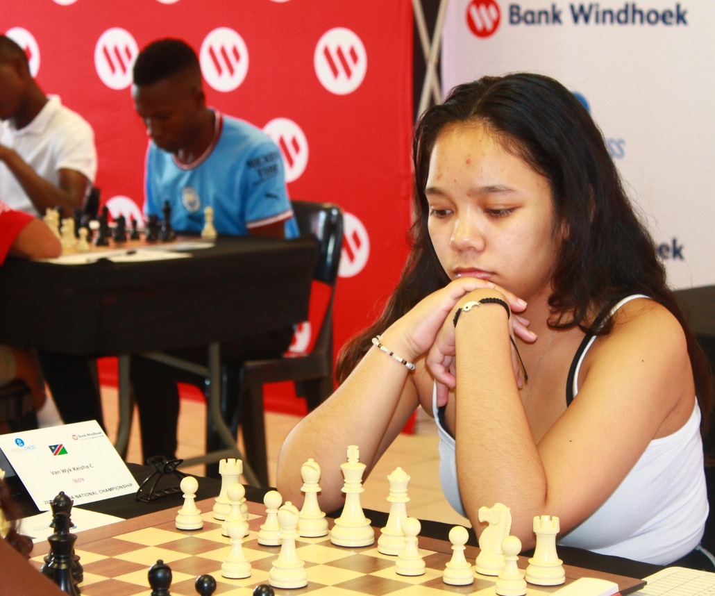 Keisha Van Wyk in action. She scored four points and ended 7th in the ranking.